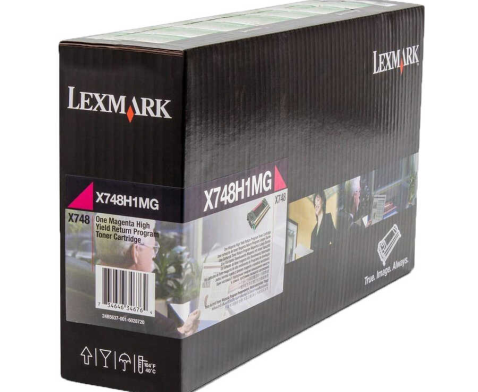 Lexmark X748H1MG - Yüksek Kapasiteli Kırmızı Toner